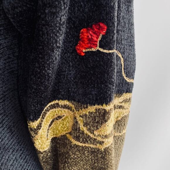 NWT Mina Norton Jacket Blazer Asian Inspired Chenille USA L - Picture 9 of 12